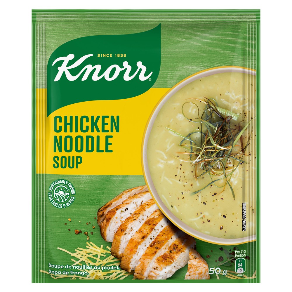 KNORR CHICKEN NOODLE SOUP 50G 10SX6 (60)