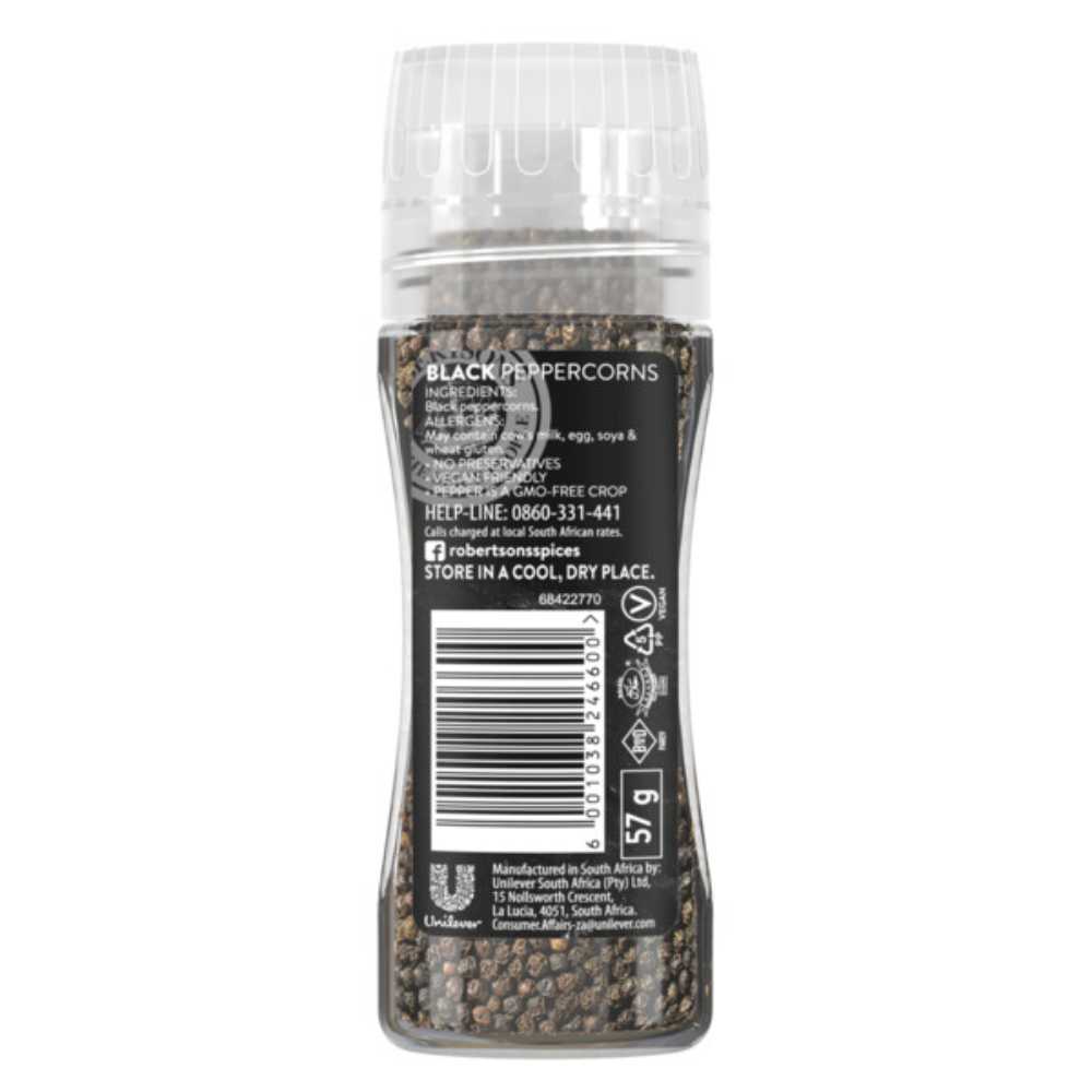 ROBS BLACK PEPPER CORN GRINDER 57G (20)