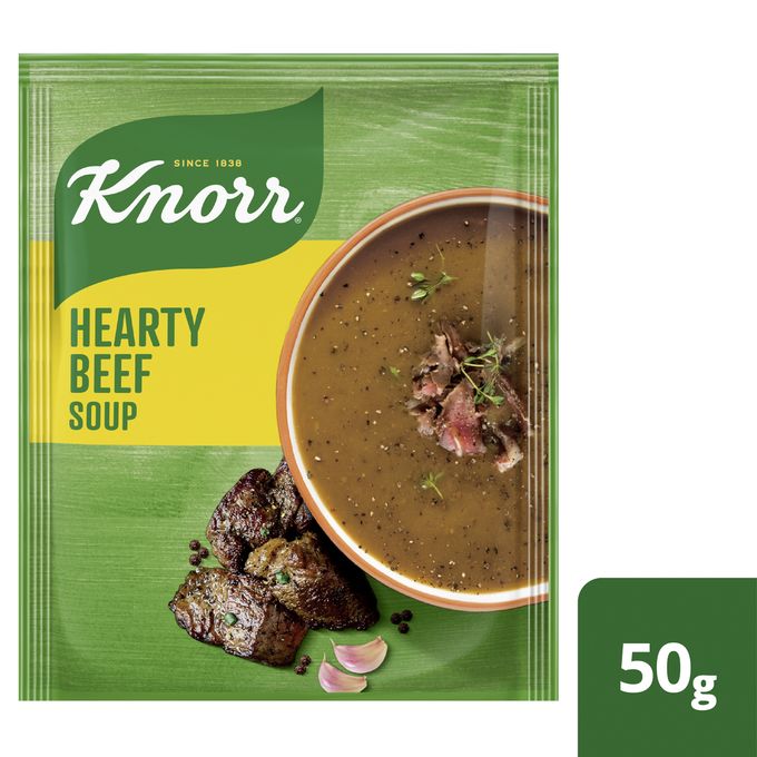 KNORR HEARTY BEEF SOUP 50G 10SX6 (60)
