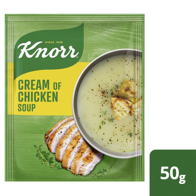 KNORR CREAM OF CHICKEN SOUP 50G 10SX6 (60)