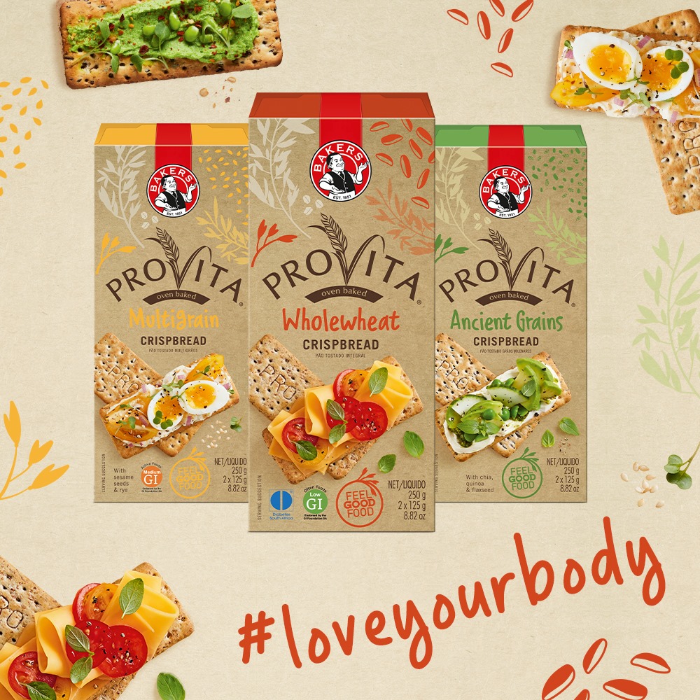 BAKERS PROVITA - ORIGINAL WHOLEWHEAT CRISPBREAD 250G