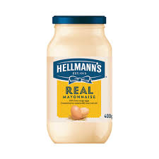 HELLMANN'S REAL MAYONNAISE JAR DB 12X400G